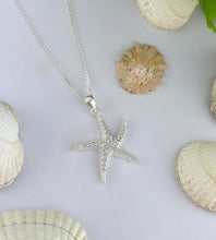 Load image into Gallery viewer, Sterling Silver Starfish Necklace
